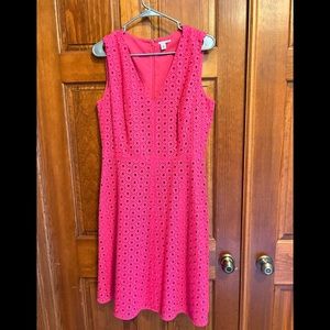 Halogen size12 cotton A-line dress